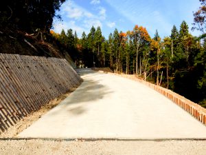 高地沢林業専用道新設工事03